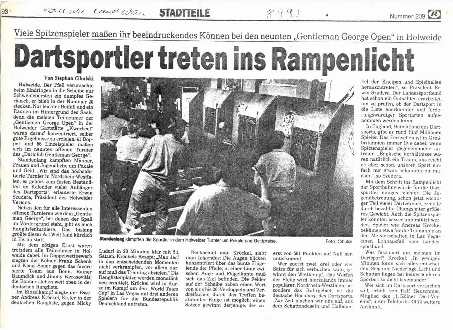 1993 09-08 Koelnische Rundschau