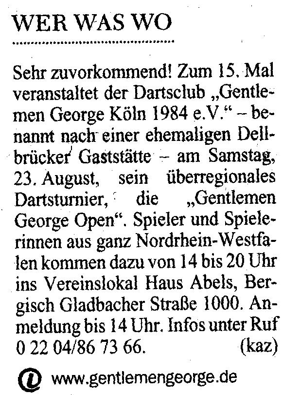 2003 08-22 Koelner Stadtanzeiger